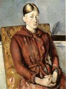 Paul Cezanne Madame Cezanne au fauteuil jaune oil painting